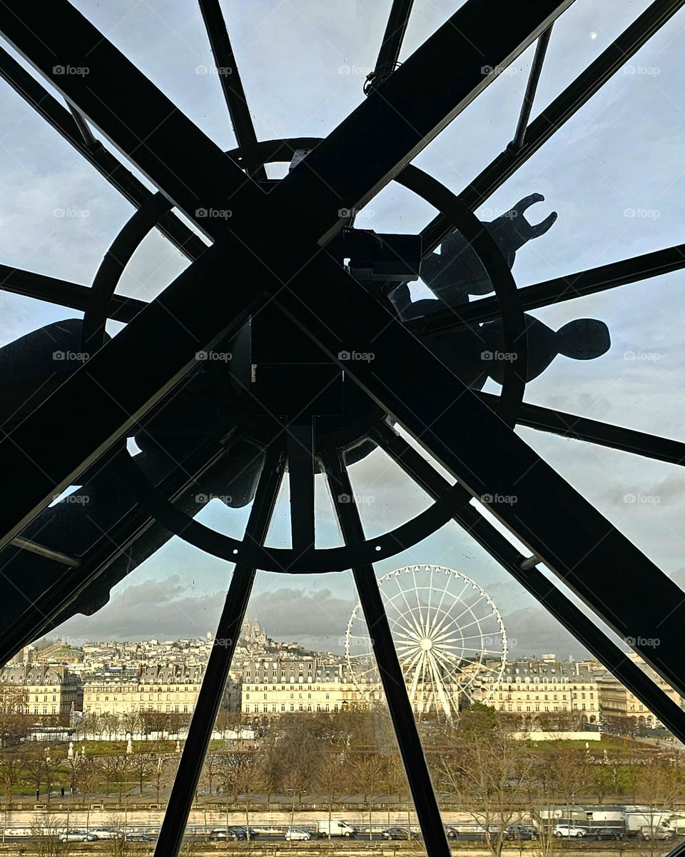 la grande roue vue du Musée d'Orsay