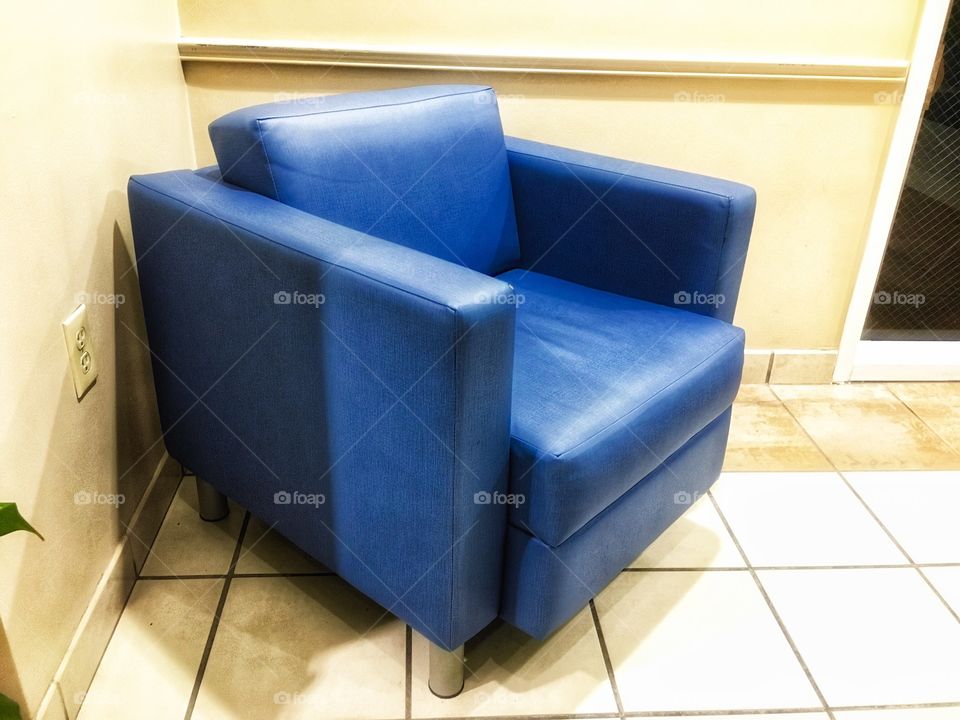 Blue chair 