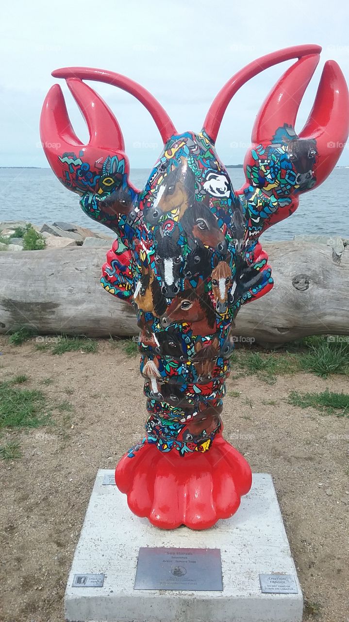 Painted Lobster of Plymouth, Massachusetts 1