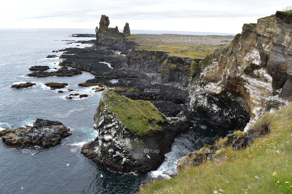 Felsformation Wikingerschiff