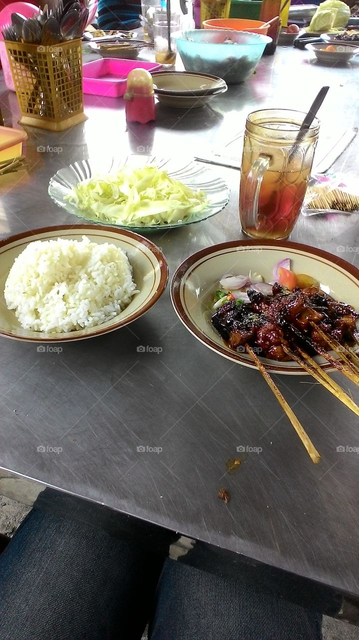 Sate meal