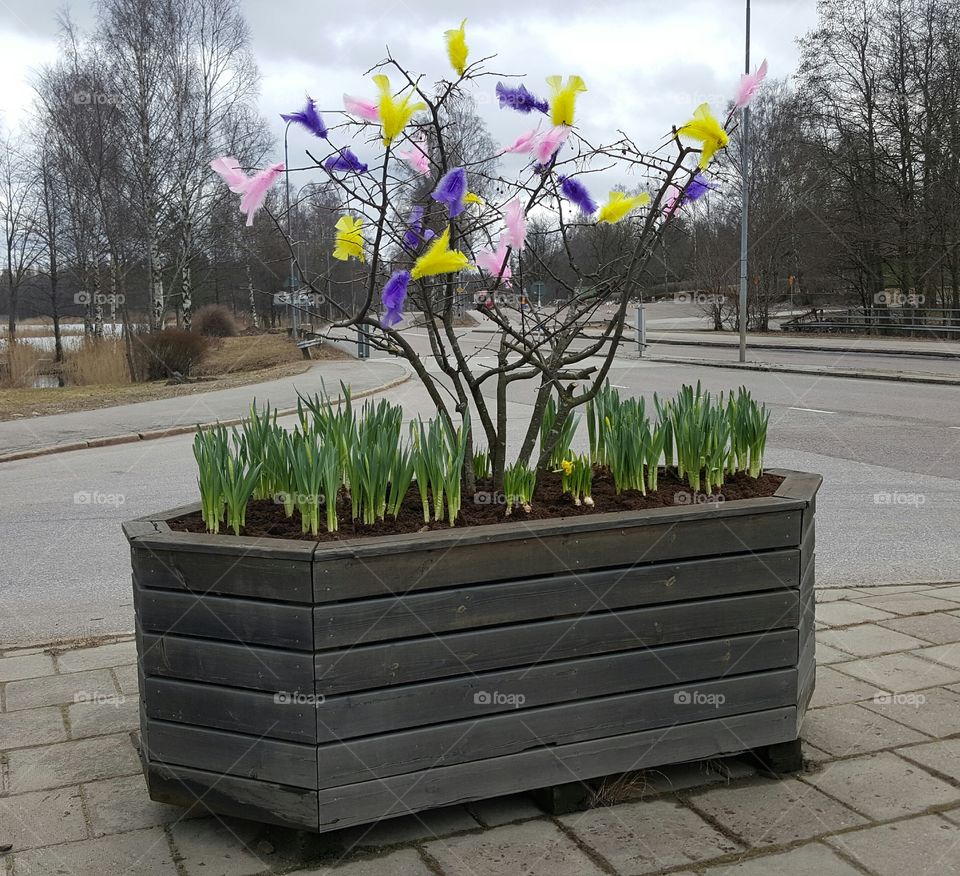 happy easter decoration