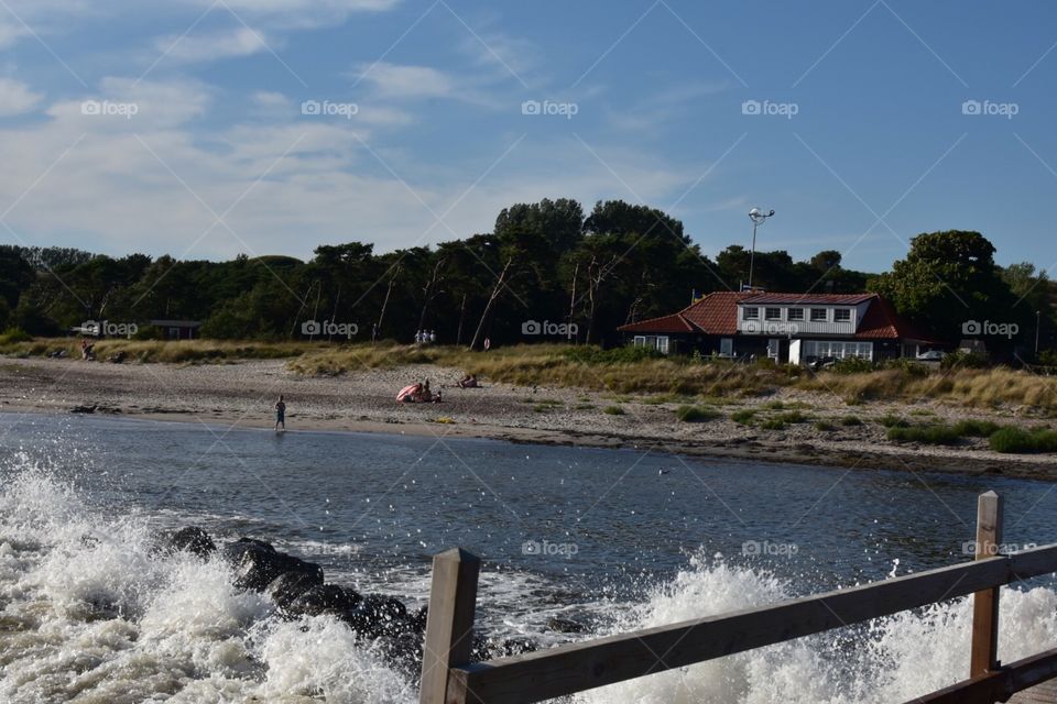 View on the beach 