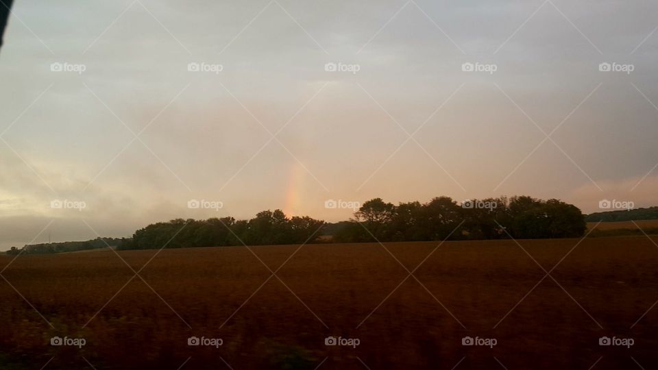 rainbow countryside