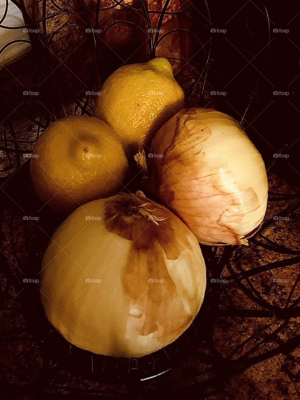 Lemons and onions