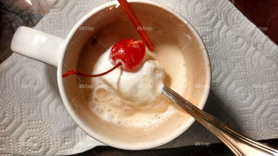 Caramel Ice Cream Milkshake