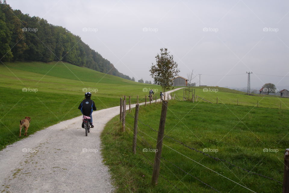 Radfahren mit Kindern, Fahrrad, Bayern