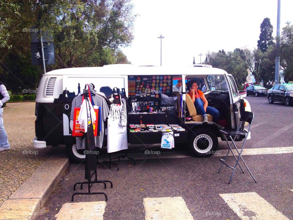 Lisbon shopping van