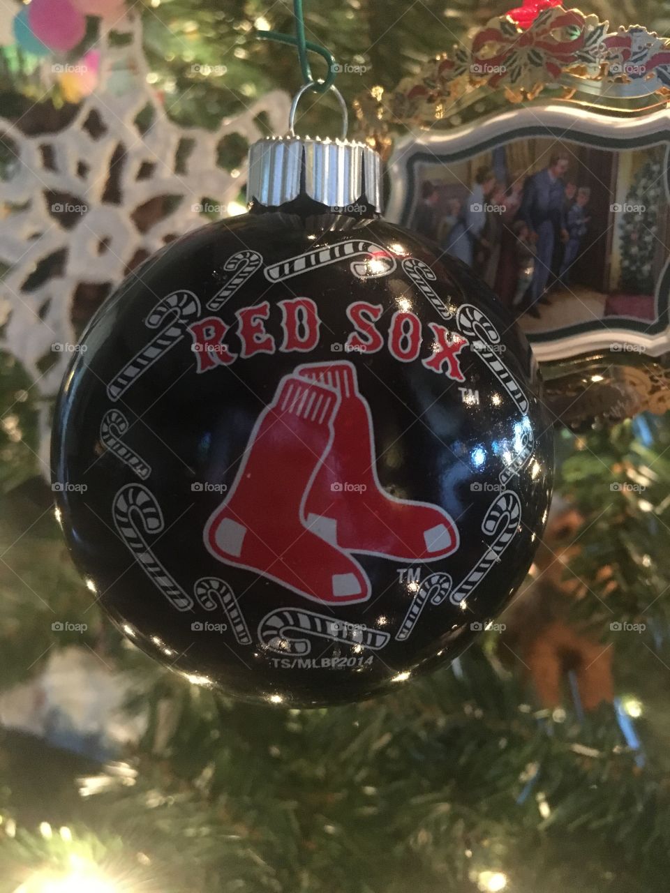 Red Sox Christmas Ornament
 