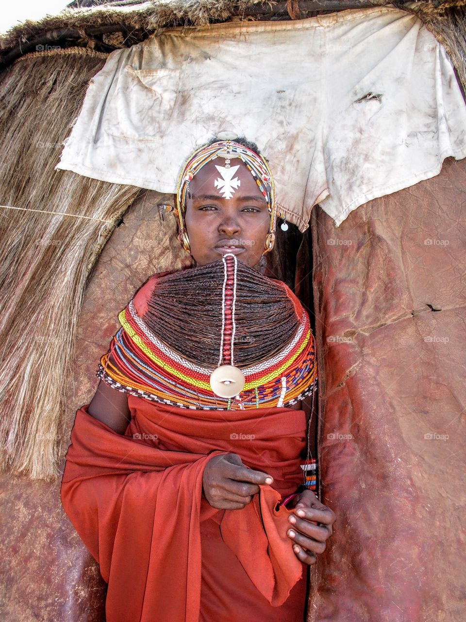 Rendille Woman; Korr, Northern Kenya - all proceeds will go to Dubsahai Tribe