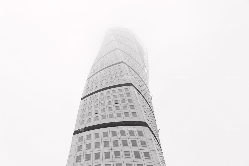 Architecture black and white, Turning Torso