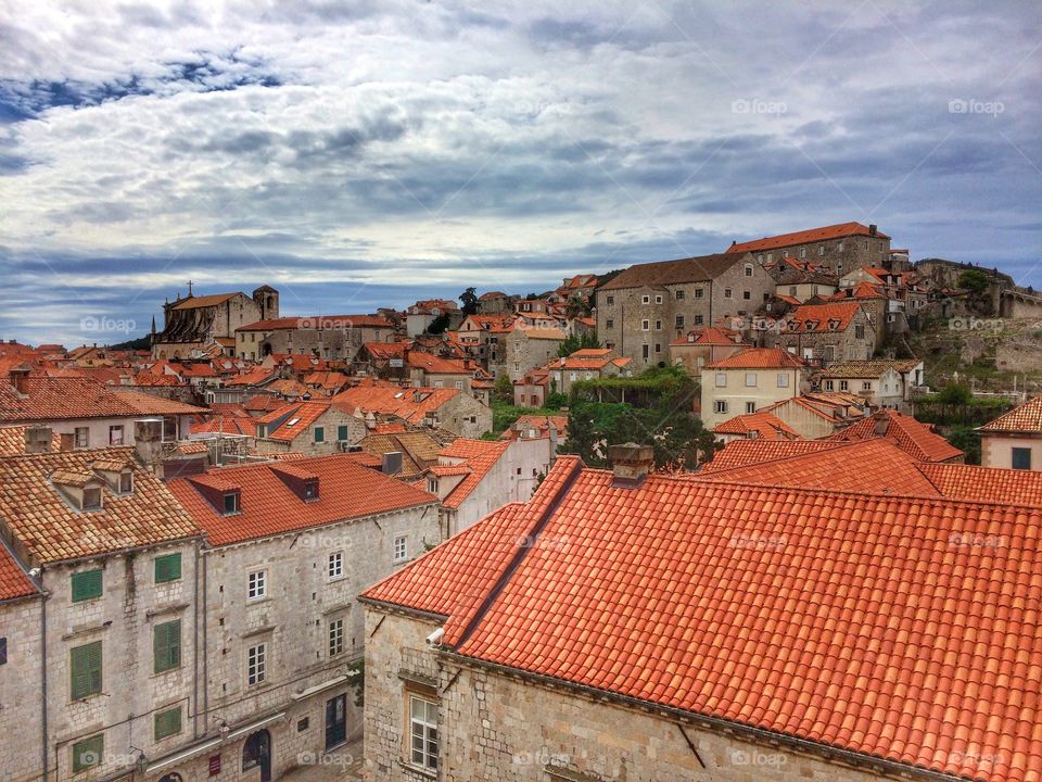 Roof, Architecture, House, Town, City