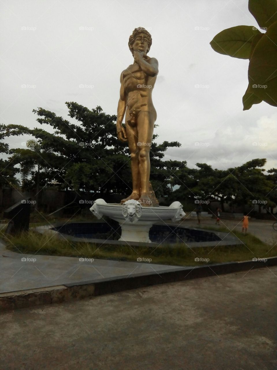 statue,, park in Davo city Philippine...