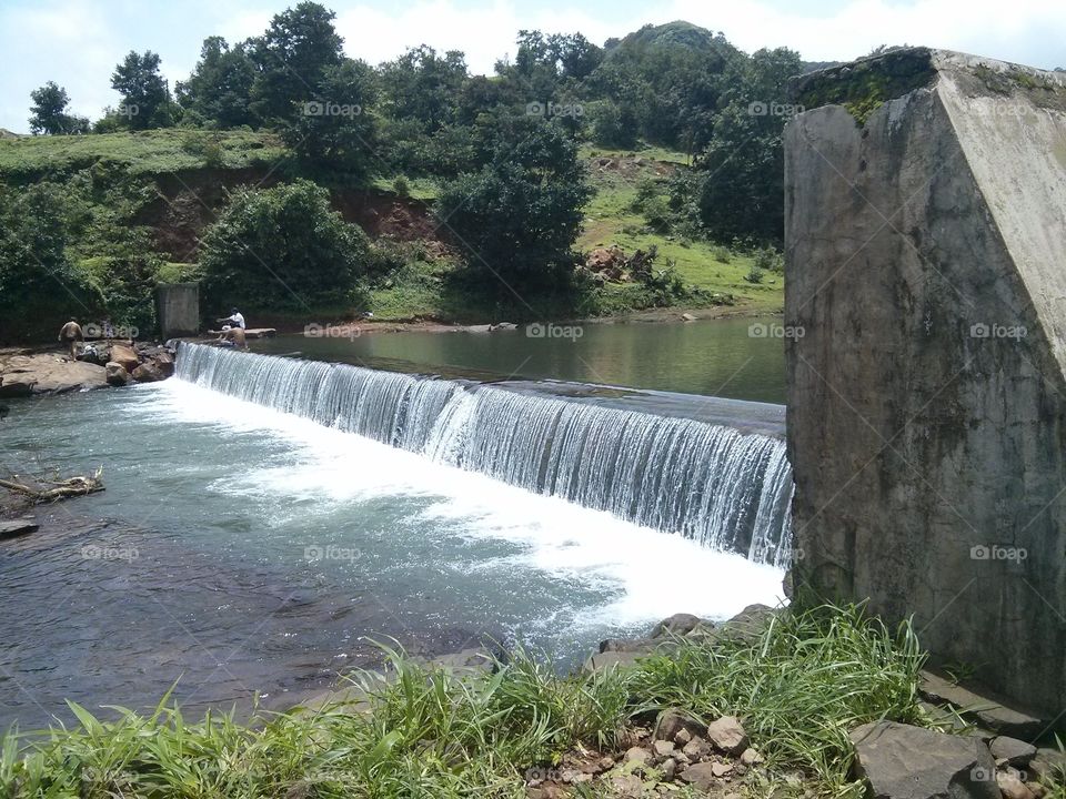 River, waterfall