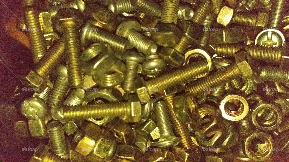 strong steel nuts and bolts