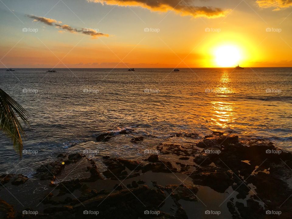 Idyllic view of seascape
