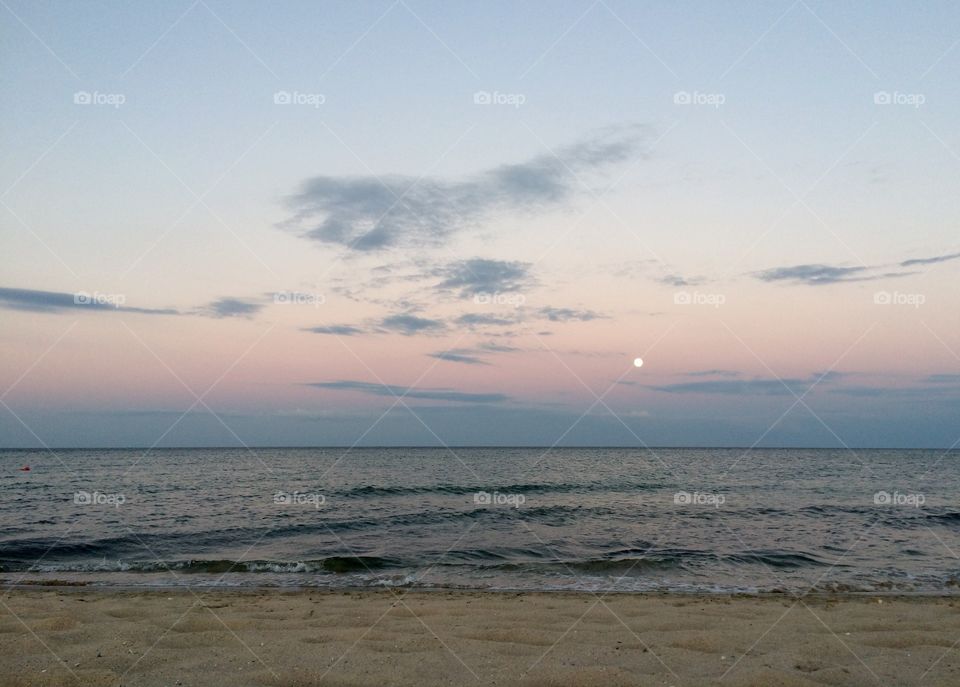 Sunset on a beach