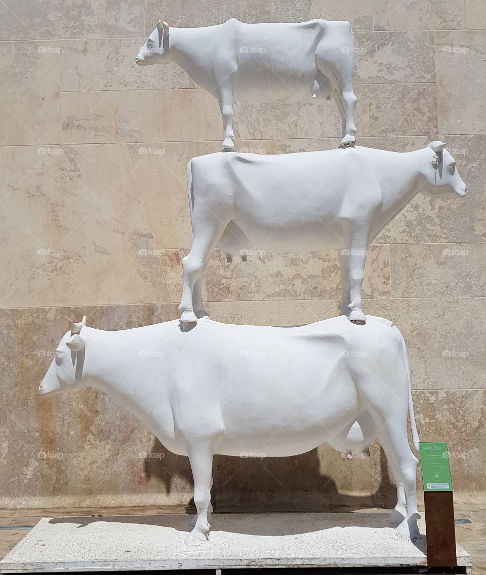 A sculpture in Valetta, Malta.