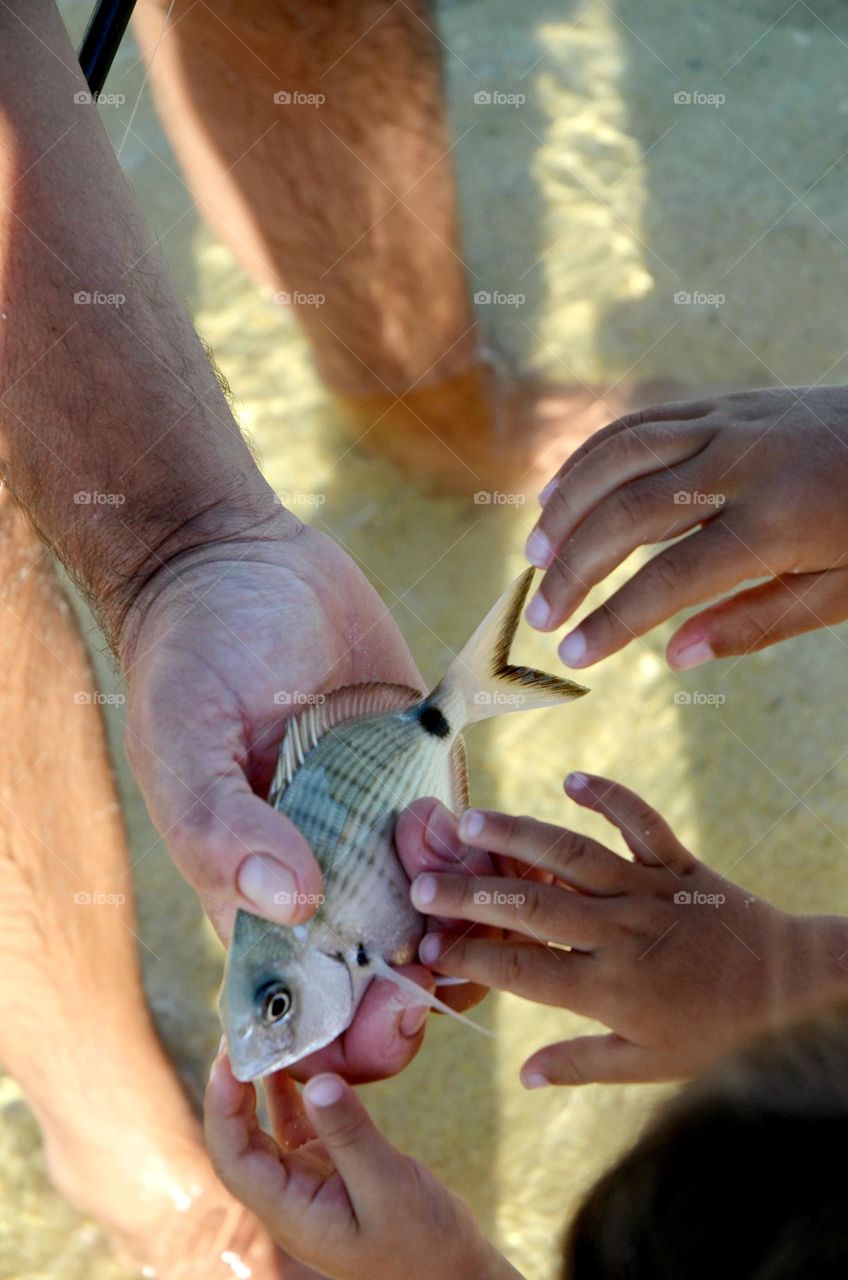 fishing with kids