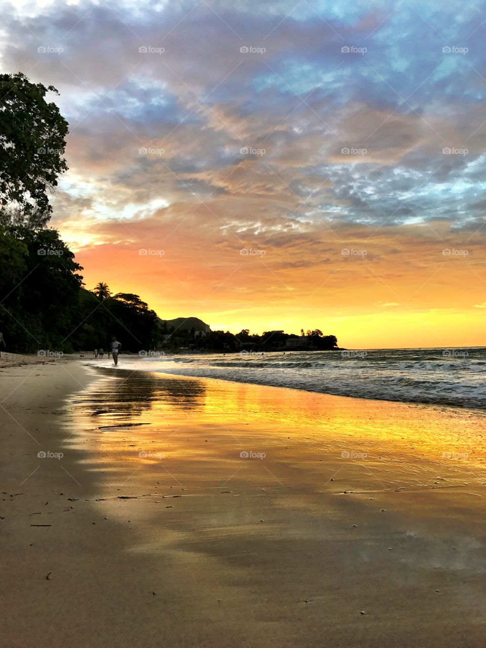 Sunset, Water, No Person, Beach, Sun