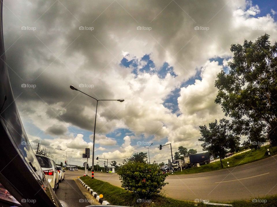 Road, Street, Sky, Transportation System, Travel