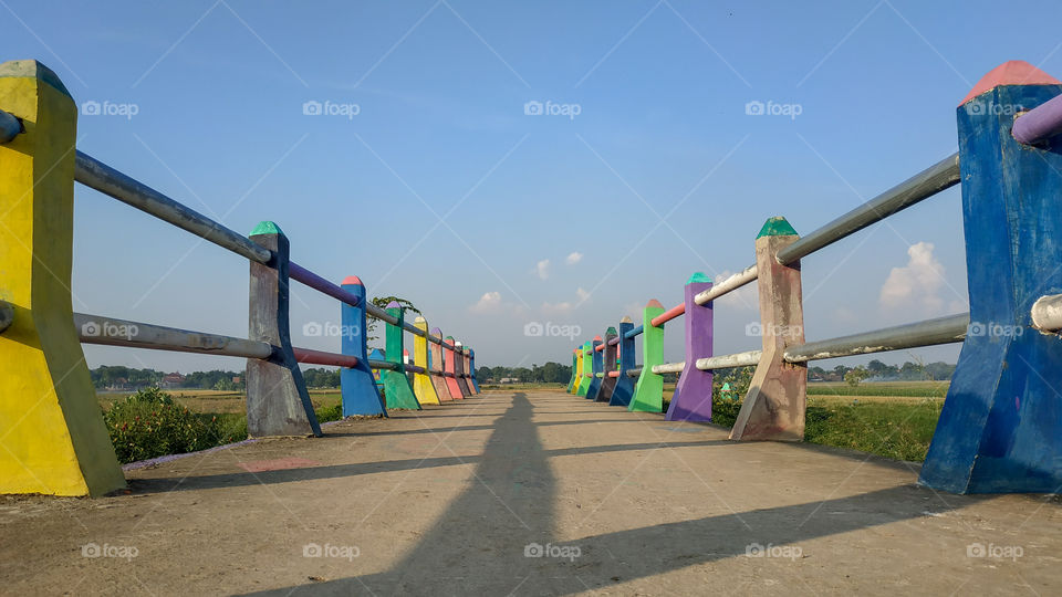 Colorful bridge