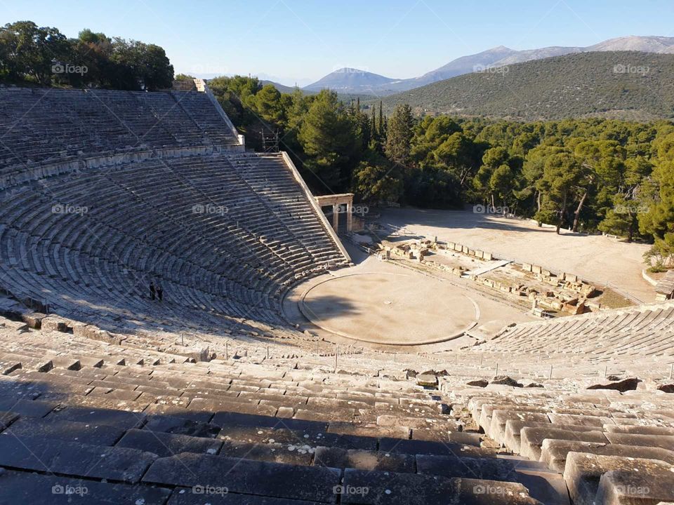 Travel, No Person, Landscape, Outdoors, Amphitheater