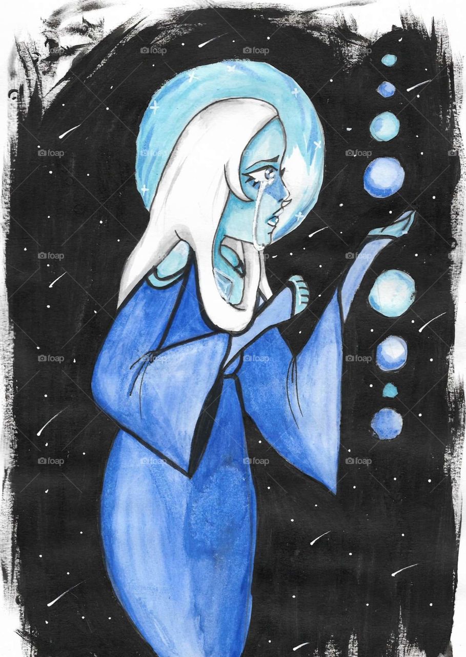 Artwork of Blue Diamond by Myself.