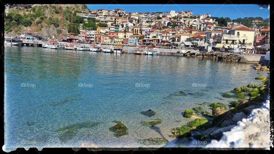Parga city, Greece