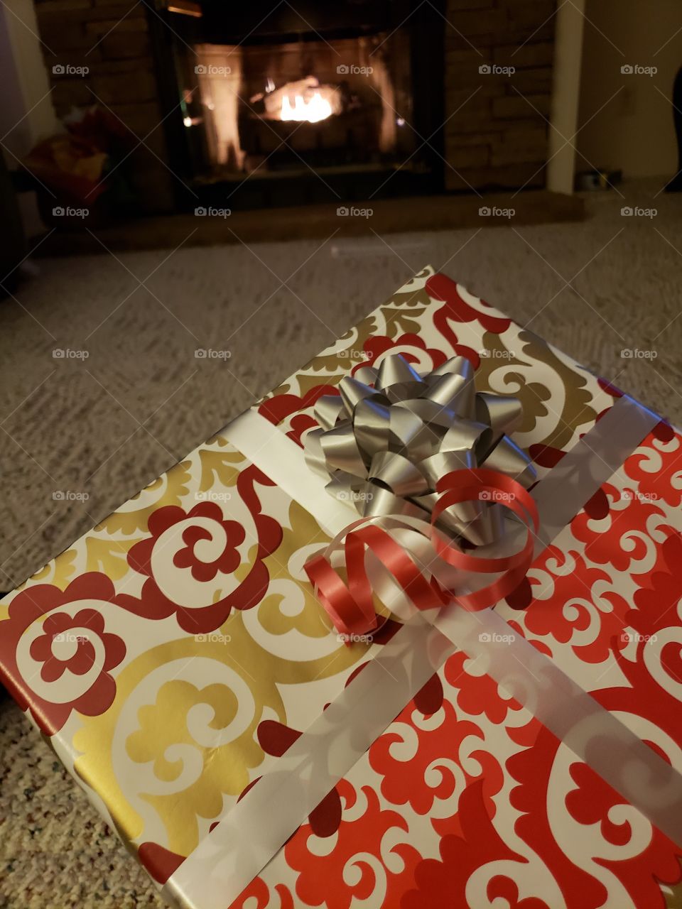Christmas gift wrapping