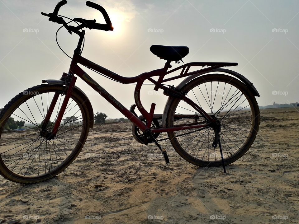 Bicycle with nice background