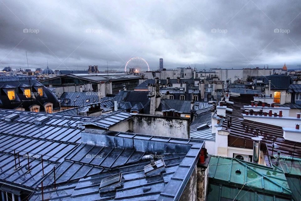 крыши парижа