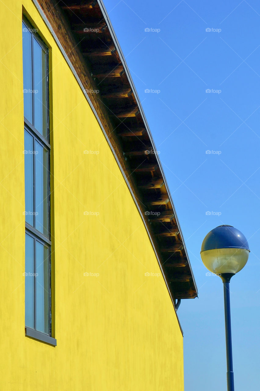 facades of small buildings