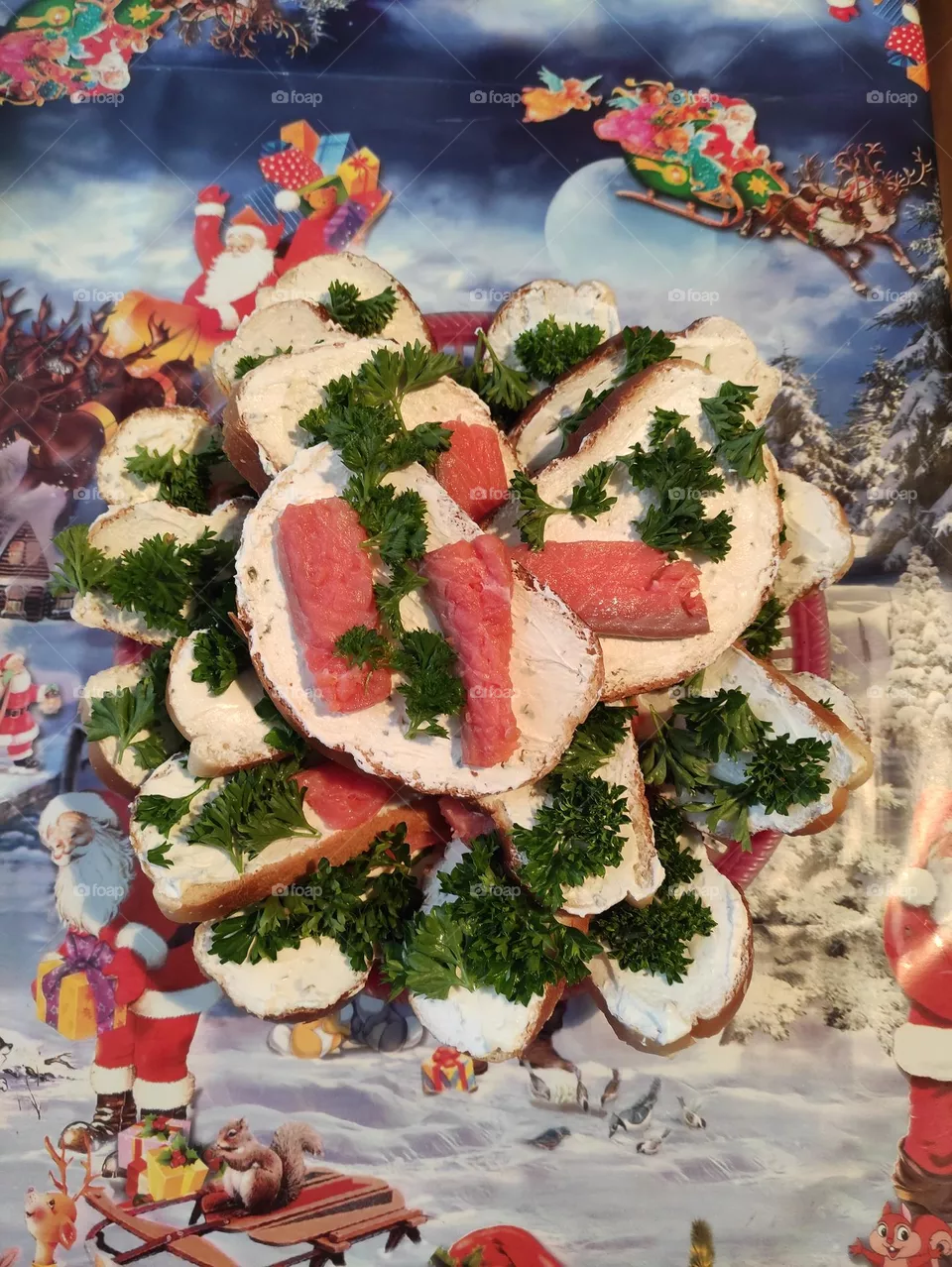 Fish sandwiches (Бутеры с рыбой)