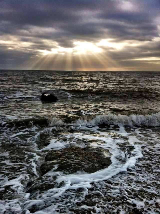 water cloud sea storm by Fotofleeby