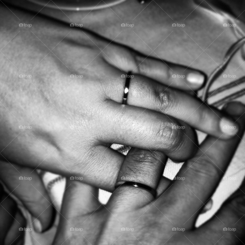 happy ring married black and white by pabreu