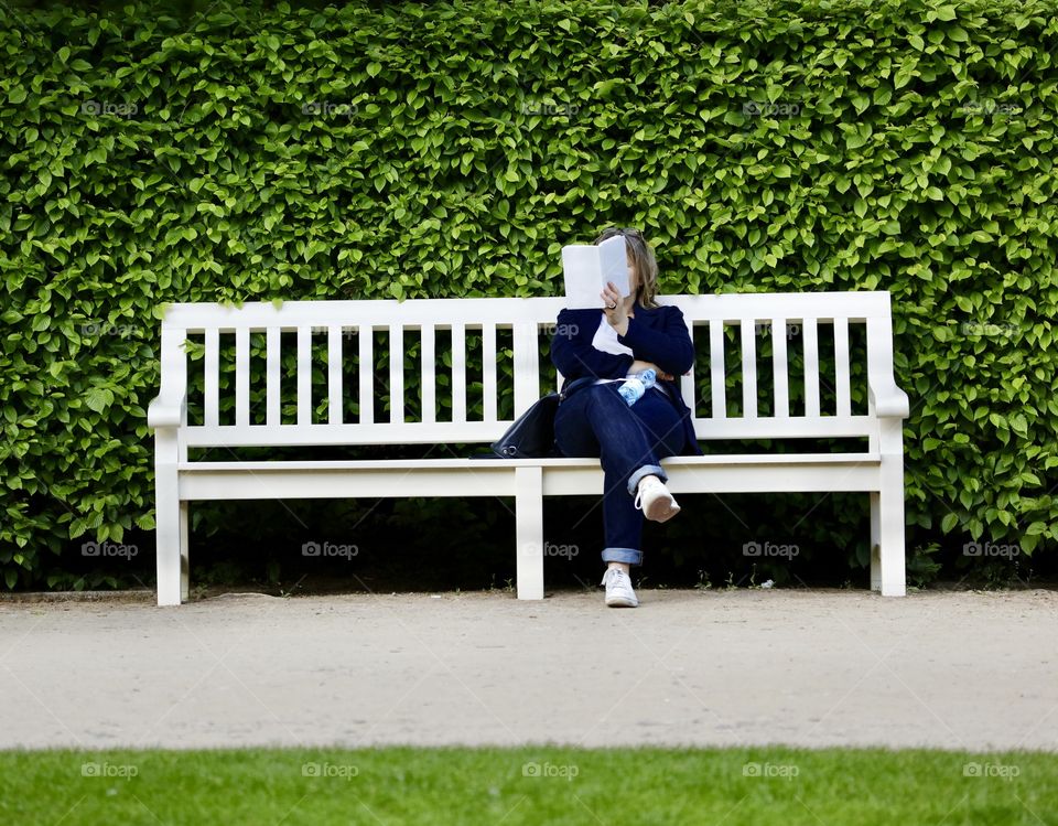 interesting book read in my favorite park