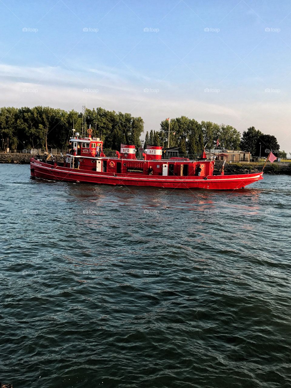 Red boat Buffalo River