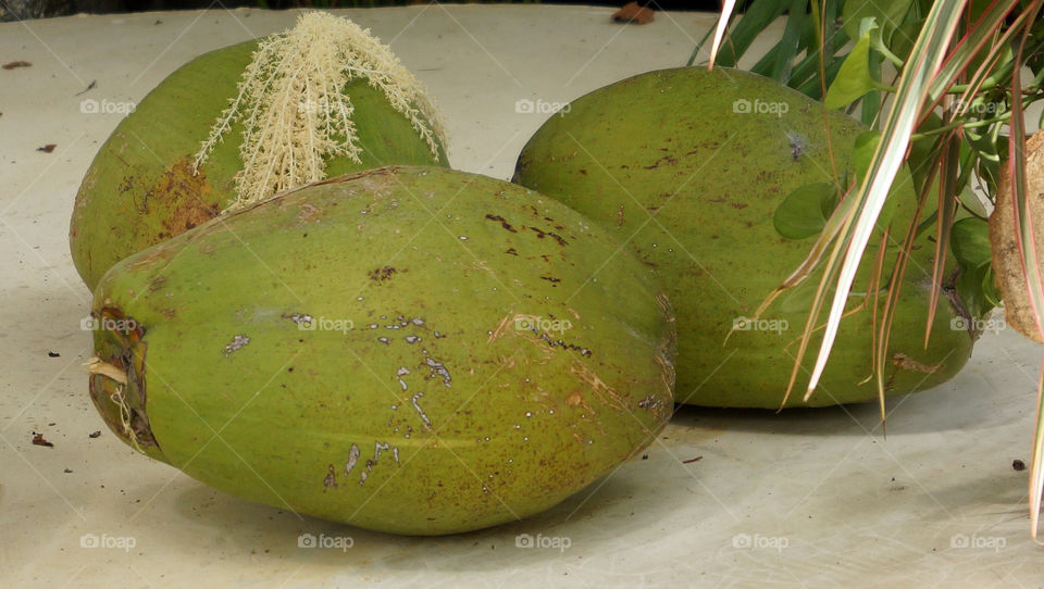 Fresh mexican coconut