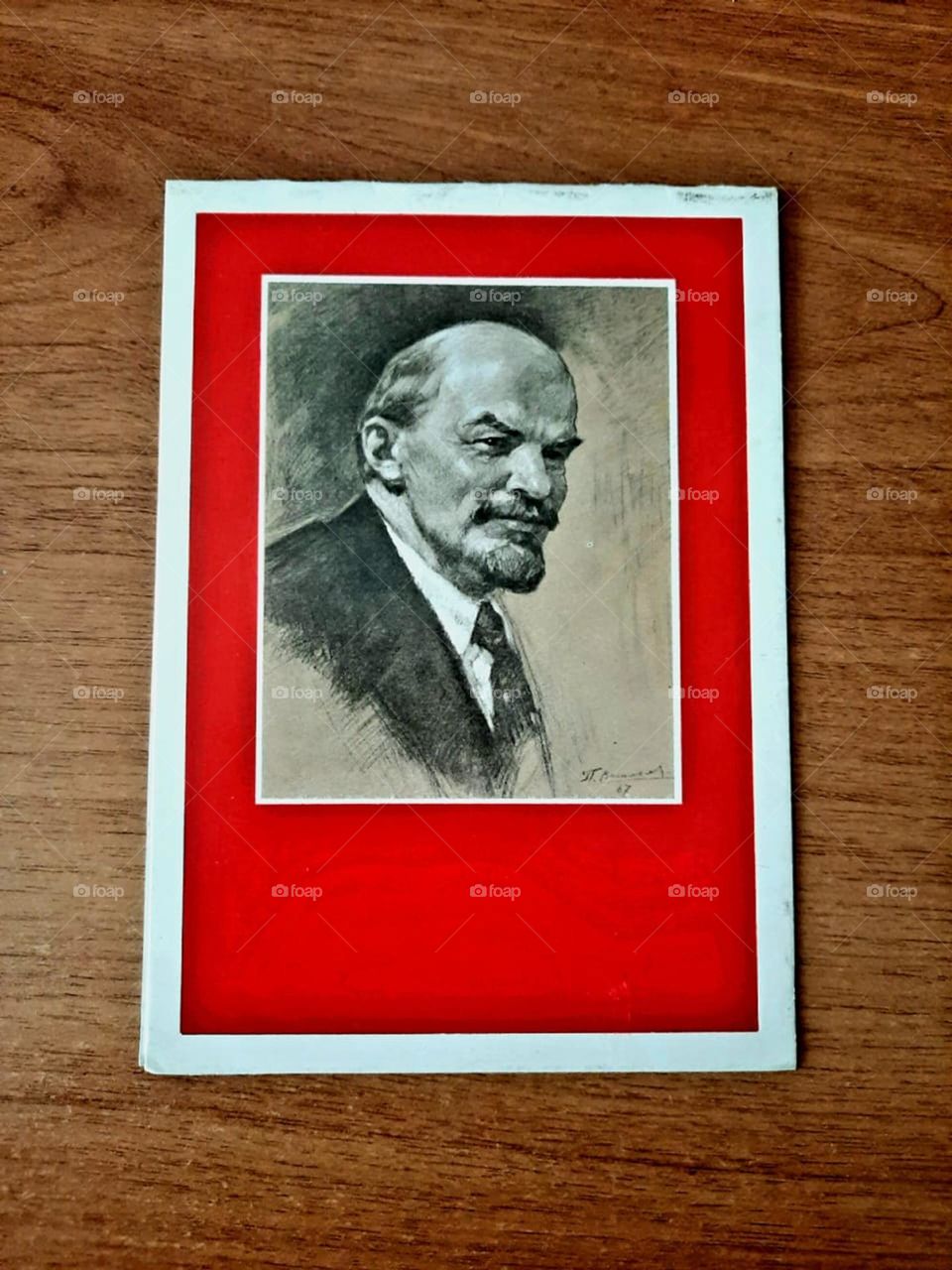 Historical postcard - Lenin