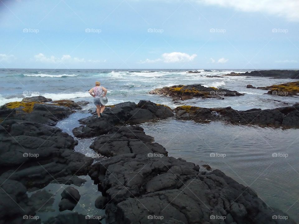 Black Lava Beach