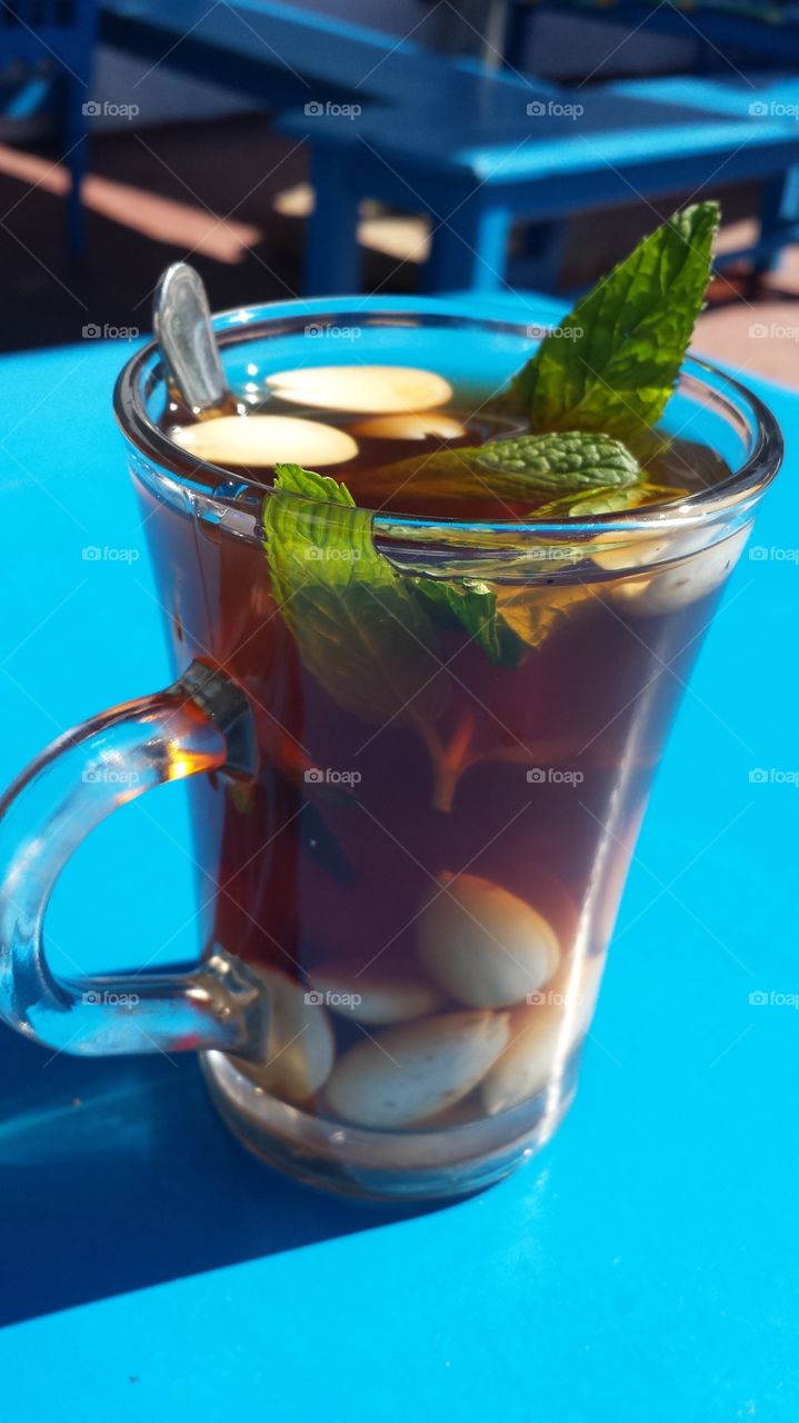 Thé à la menthe, Tunis.