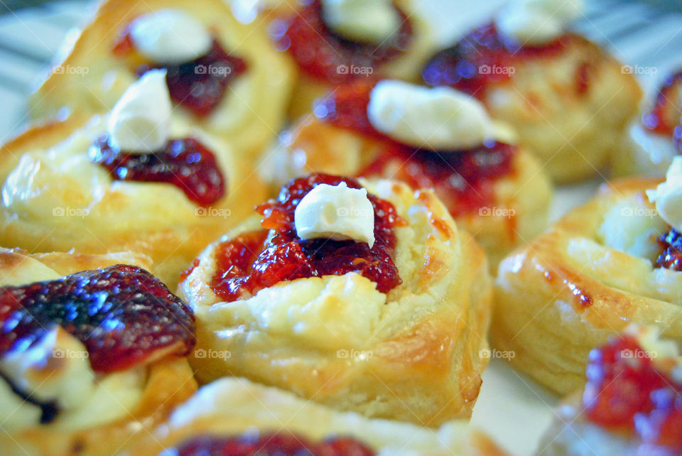 Close-up of glazed food