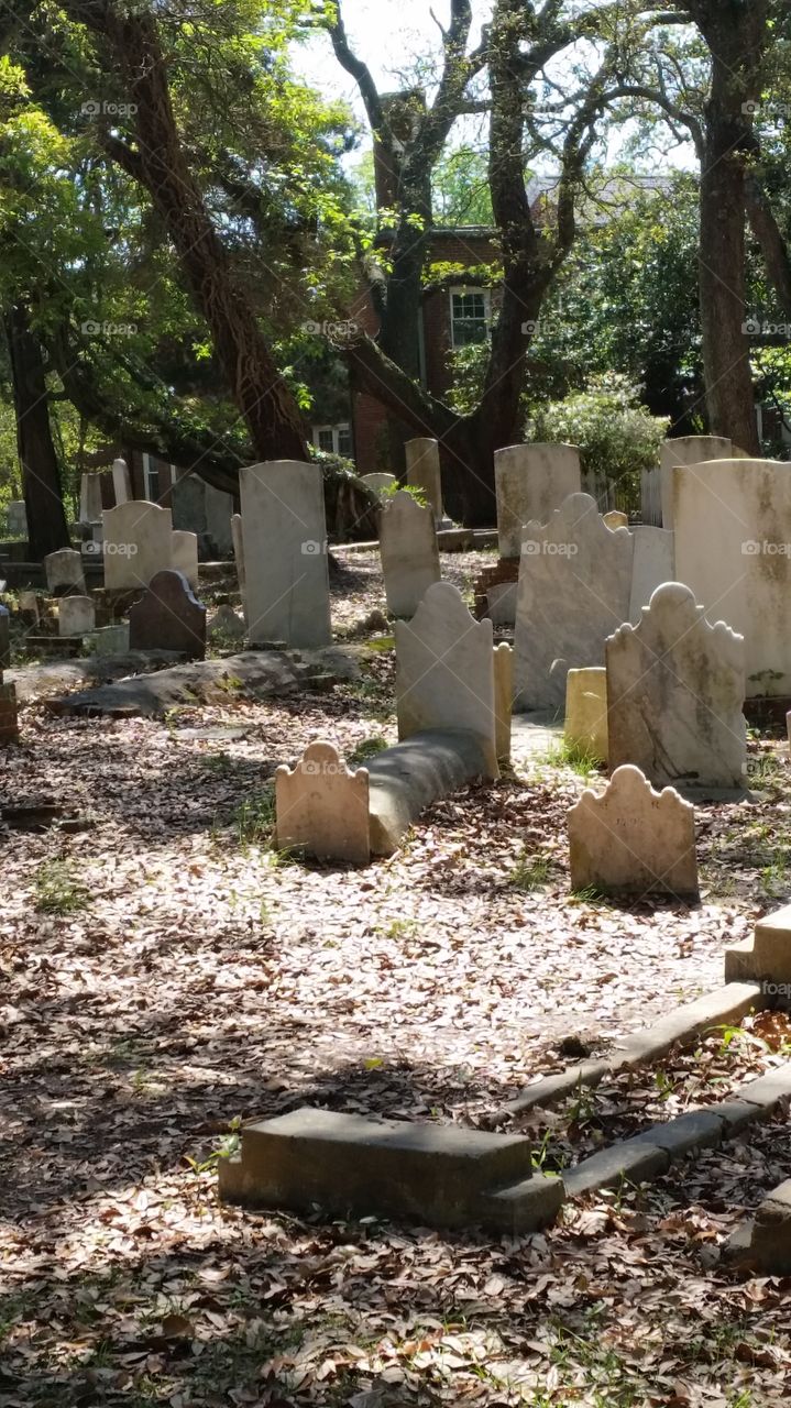 colonial graveyard