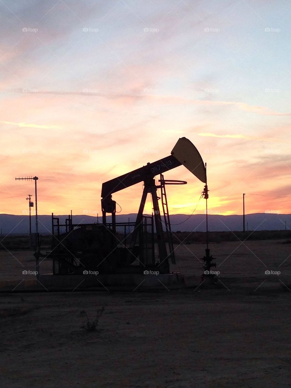 Oilfield Sunset