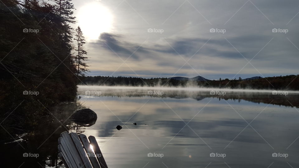 morning at the lake