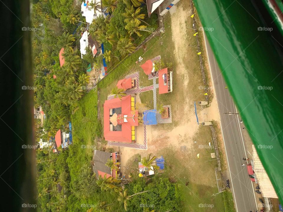 Top view of Temple