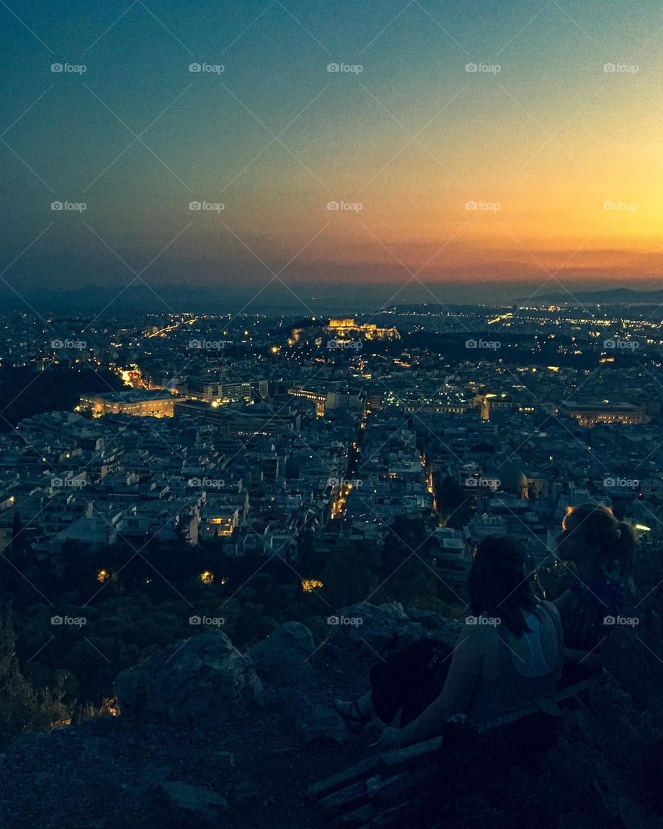 Athens from above (Lycabettus Hill)