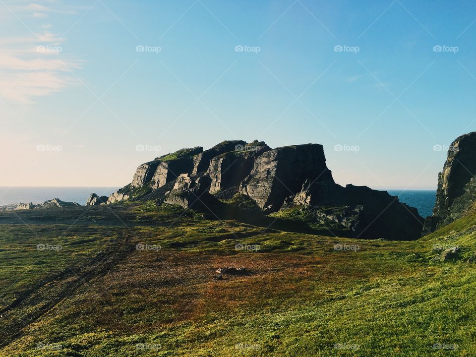 Rocks in tundra 