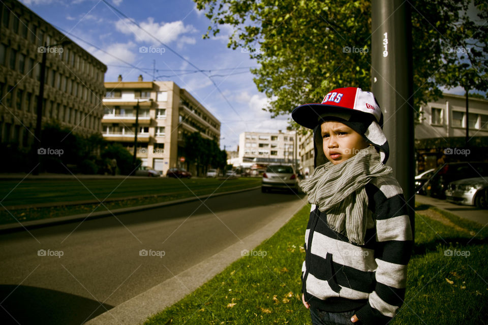 waiting the bus